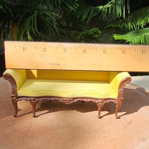 Chippendale Goebel Sofa Dollhouse Miniature 1:12 Scale - Picture 8 of 12